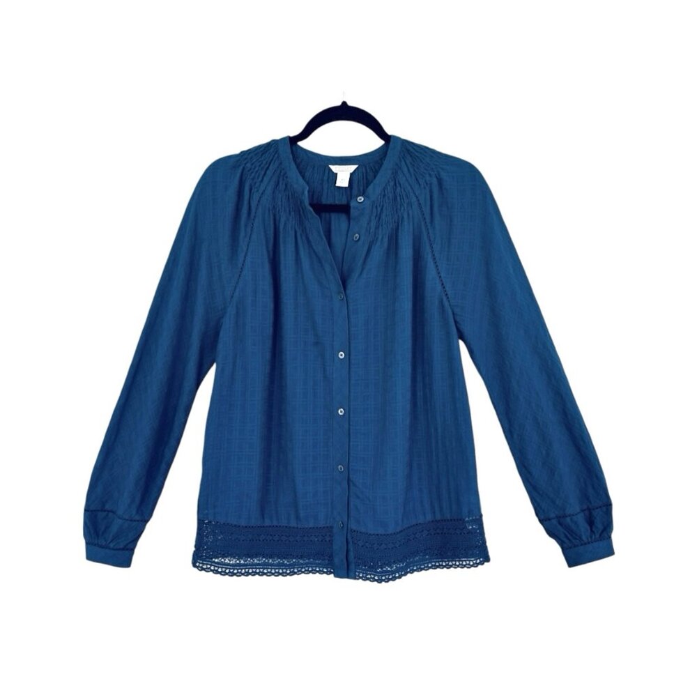 J. Crew Point Sur Peasant Top